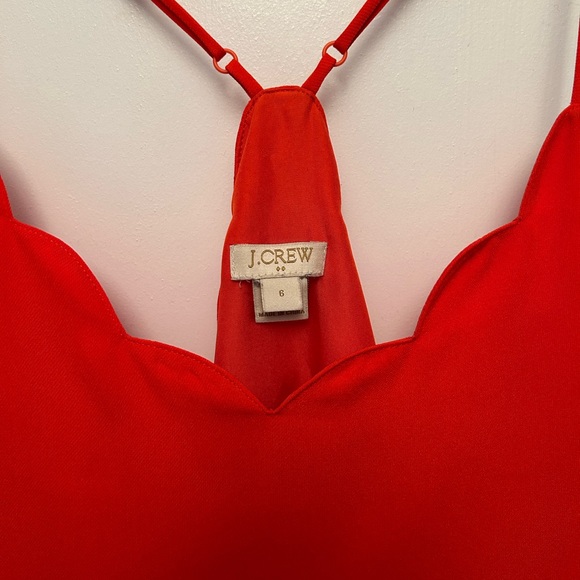 J Crew scallop edge coral tank - 6 - Picture 2 of 4